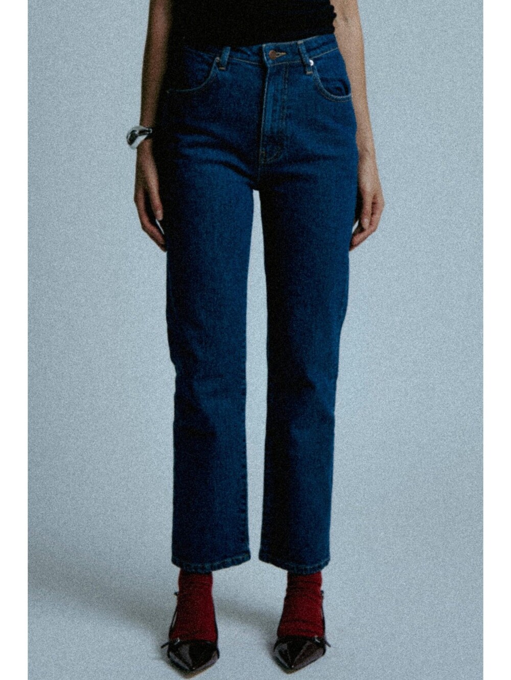 Uncle Studios Straight Leg Stretch Jeans Blue Size 28 New